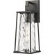 Dutton 1 Light 16.25 inch Powder Coated Black Outdoor Wall Sconce